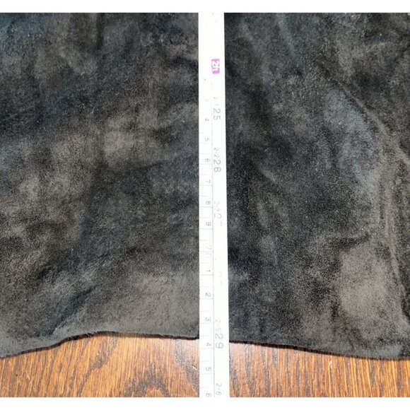 PowWow Women’s Suede Leather Jacket Thick Stitching Detail Sz 8 Western Coat - Picture 9 of 12